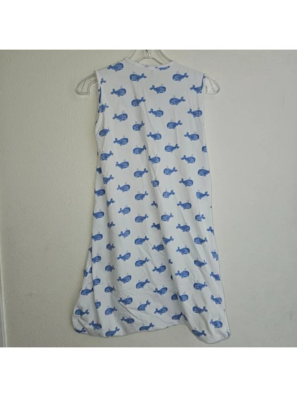 3 Baby Sleep Sack Lot Cotton XL 18-24 Months HB Hudson Baby Blue Whales Flowers